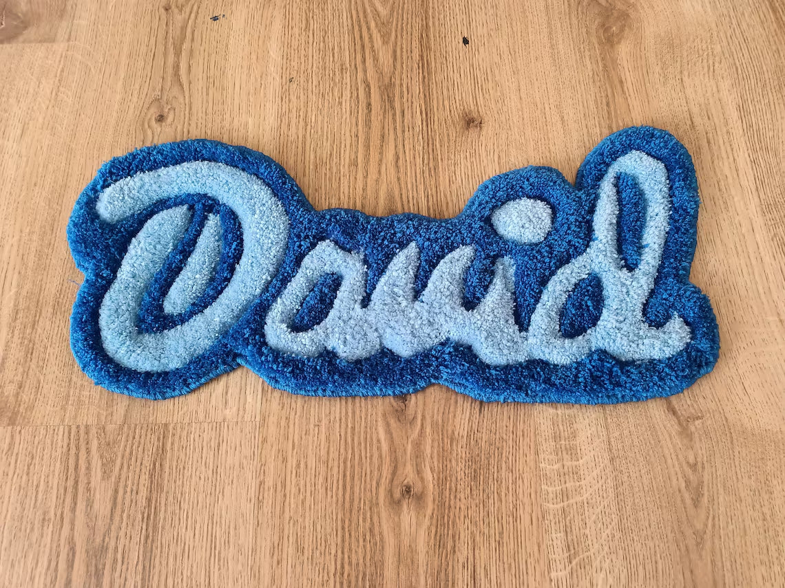 Custom Name Handmade Tufted Rug