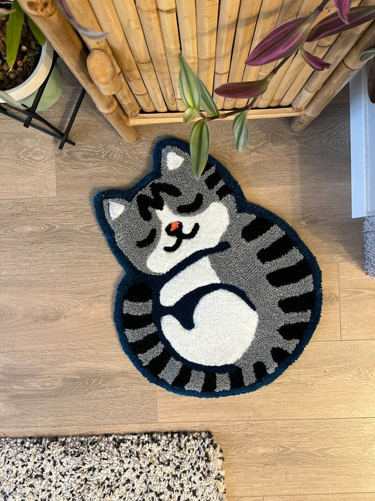 Cat Hand-tufted Custom Rug